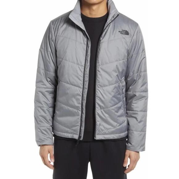 New The North Face Men’s Junction Insulated water repellent Jacket In Grey Sz XL - Picture 1 of 13